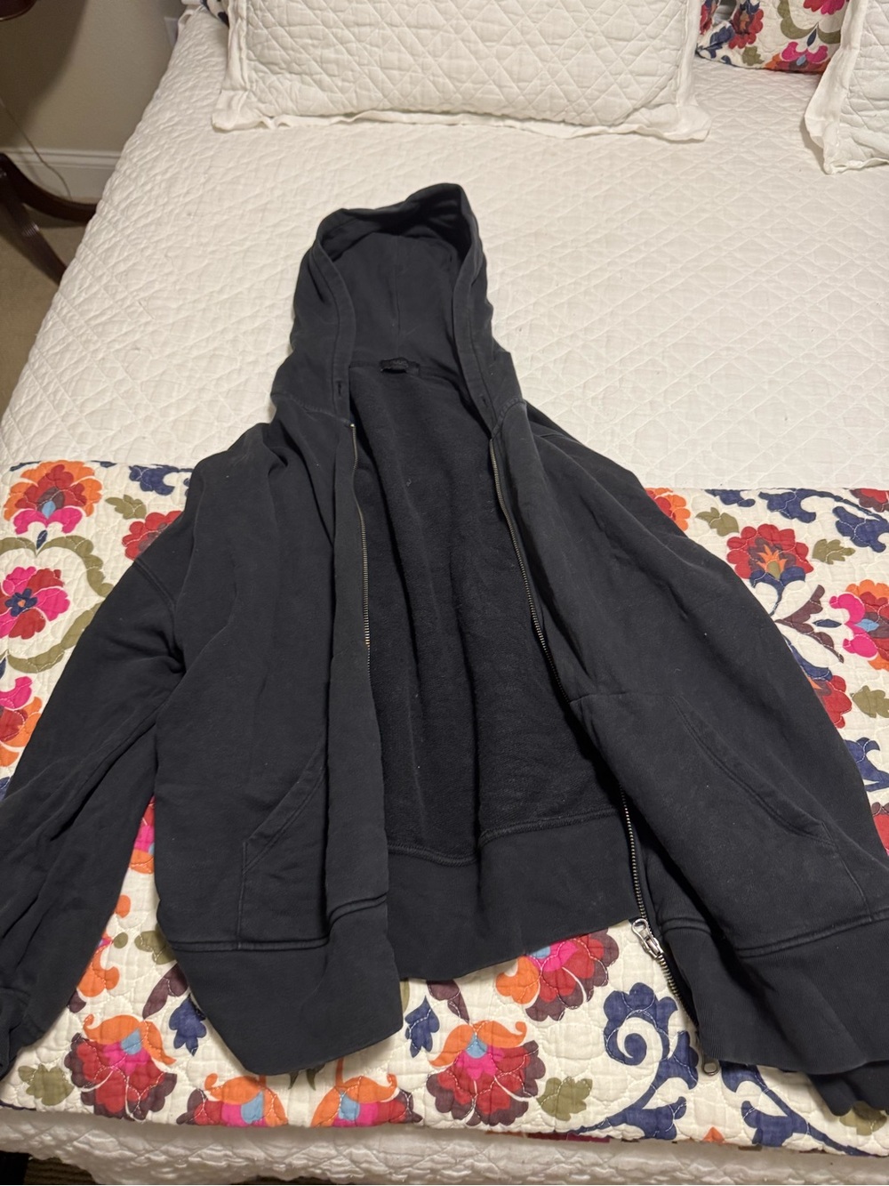 nuuds Black two way zip Jacket